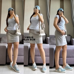 Áo thun gân cổ tim Aero xuất xịn bigsize