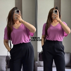 Quần tây Ansich lưng thun đứng form bigsize xuất xịn