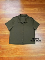Áo polo uni nút cotton thoáng mát xuất xịn