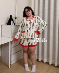 Bộ Pjm đùi Beauty 2 Túi Bigsize Xuất Xịn