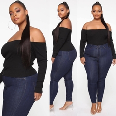 Áo thun bẹt vai tay dài Fashion bigsize