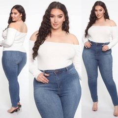 Áo thun bẹt vai tay dài Fashion bigsize