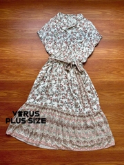 Đầm midi somi Lucky linen xuất xịn bigsize