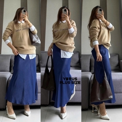 Áo Sweater M.K nỉ bông xuất xịn bigsize