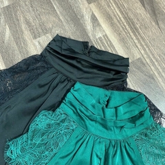 Áo lụa cổ lọ InC bigsize