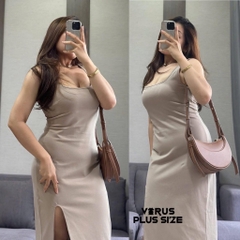 Đầm body f21plus xẻ lai xuất xịn bigsize