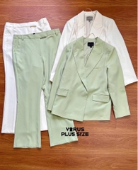 Set Tây River Blazer Mix Quần Loe Bigsize