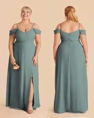 Đầm tiệc Birdy maxi 2 dây bẹt vai xuất xịn bigsize