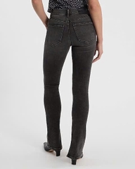 Quần Jeans exp flare xẻ gấu bigsize xuất xịn (B7)