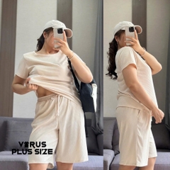 Bộ Gu ngố thun gân bigsize xuất xịn