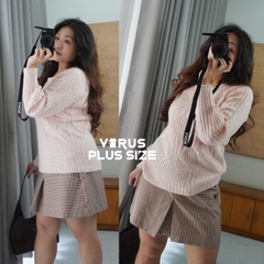 Áo len vặn thừng Talbot bigsize tone pastel