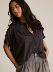 Áo linen Festi form rộng bigsize xuất xịn