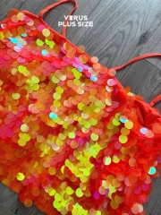 Áo dây anth sequin giả xà cừ bigsize