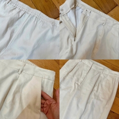 Quần suông River linen trắng bigsize