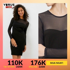 [viruSpluSSize]Đầm Gloria Jean body thun mix luới bígize xúât xịn