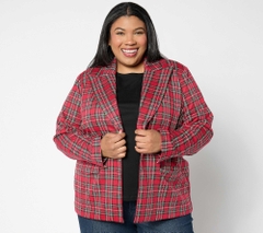 [viruSpluSSize]Blazer Caro Studio Park vải flannel bigSize xuất dư