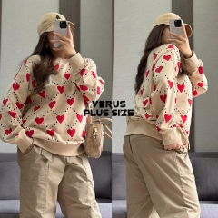 [ViruSpluSSize] áo Sweater nỉ EM EO BI uniSex BigSize xuất xịn
