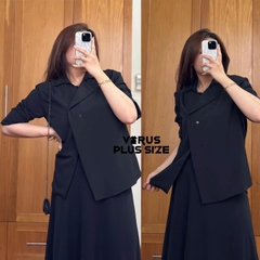 [viruSpluSSize]Áo Somi khoác ailen cổ bẻ bigSize xuất xịn