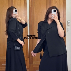 [viruSpluSSize]Áo Somi khoác ailen cổ bẻ bigSize xuất xịn