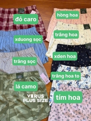 Quần short đùi Wild bigsize thoáng mát lưng thun co giãn