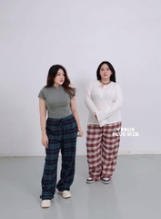 Quần Gap flannel cotton bigsize xuất xịn