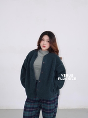 [viruSpluSSize]Áo khoác uni1 lông cừu xịn bigSize