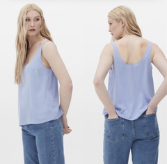 [viruSpluSSize ] áo dây primark mặc nhà vải thoáng mát màu mịn mắt bigSize