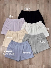 Quần short nỉ  bigsize xuất xịn chất mềm mịn