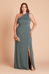 Đầm maxi lệch vai Birdy Grey xuất xịn bigsize(dlv)