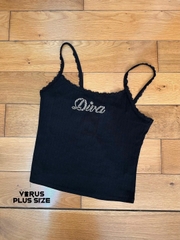 Áo dây f21plus diva thun gân bigsize (1696)