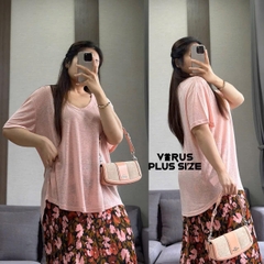 [viruSpluSSize]ÁO thun Gap CỔ TIM LINEN BIGSIZE