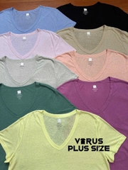 [viruSpluSSize]ÁO thun Gap CỔ TIM LINEN BIGSIZE