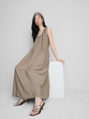Đầm cổ U maxi primark cộc tay bigsize