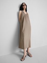 Đầm cổ U maxi primark cộc tay bigsize