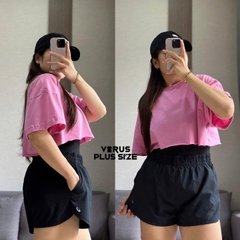Áo thun crop Fashion bigsize xuất xịn