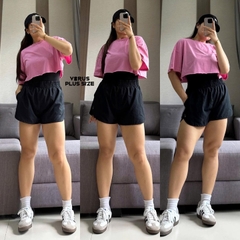Áo thun crop Fashion bigsize xuất xịn