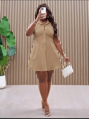 Đầm somi cộc tay Shein basic bigsize