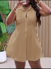 Đầm somi cộc tay Shein basic bigsize
