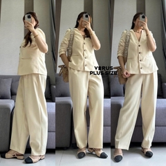 Set River áo khoác mix quần tây bigsize(lẻ)
