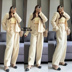 Set River áo khoác mix quần tây bigsize(lẻ)