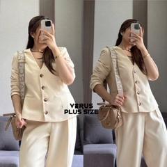 Set River áo khoác mix quần tây bigsize(lẻ)