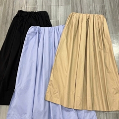 Chân váy Primark midi dù xếp ly lưng thun bigsize xuất xịn