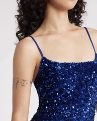 [Có Bigsize] Đầm hai dây bp sequin xuất xịn