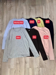 Áo thun muj1 tay dài thun mỏng nhẹ bigsize (hàng sai tag size)