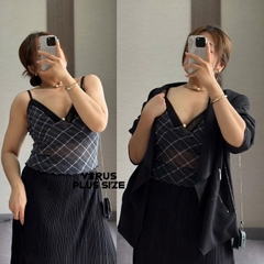 Chân váy Rita Primark dập ly tà xéo bigsize