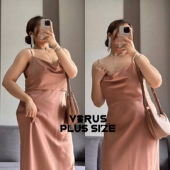 [viruSpluSSize]Đầm  đi tiệc BHLDN xẻ tà 2 bên bigSize(bhldn8)