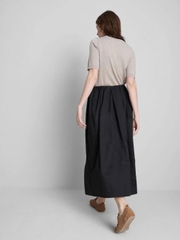 Chân váy Primark midi dù xếp ly lưng thun bigsize xuất xịn