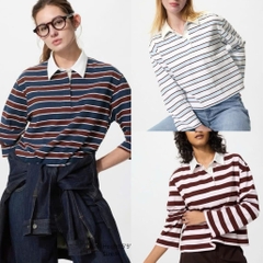 Áo polo sọc un1 cotton thoáng mát bigsize