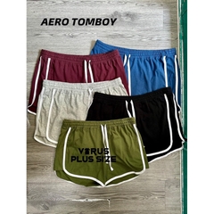 [viruSpluSSize]Short Aero Tomboy bigSize xuất xịn
