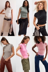 Áo cổ lọ thun gân we the free bigsize